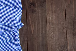 Züchen Meterware Bauernkaro kariert Stoff Baumwolle 5 mm - blau-weiß kariert - Breite:160 cm