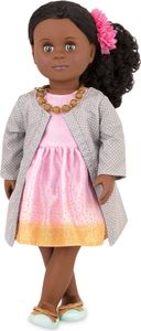 Our Generation - Outfit Deluxe - rosa Kleid mit Langmantel