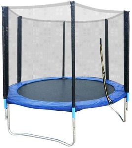 trampolina dla dzieci 183 cm Trampolina do użytku wewnątrz i na zewnątrz Siatka zabezpieczająca Obciążenie trampoliny ogrodowej dla dzieci 300 kg