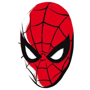 Selbstklebende Vlies Fototapete/Wandtattoo - Spider-Man Headshot  - Größe 125 x 125 cm