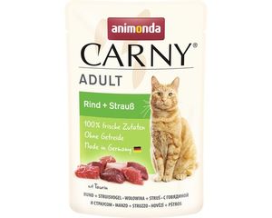 Animonda Carny PB Adult Rind + Strauß 85g