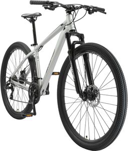 BIKESTAR Alu Mountainbike 29 Zoll | 21 Gang Hardtail Sport MTB 17 Zoll Rahmen Scheibenbremse Federgabel | Silber