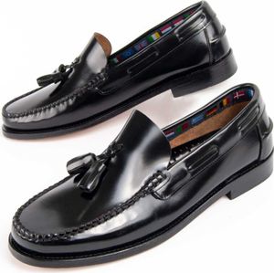 Purapiel Mokasin Castellar3 Schwarz