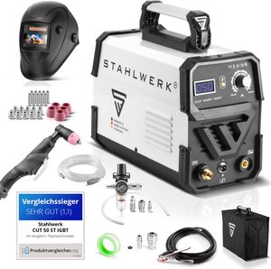 STAHLWERK Plasmaschneider CUT 50 ST IGBT Vollausstattung mit 50 Ampere