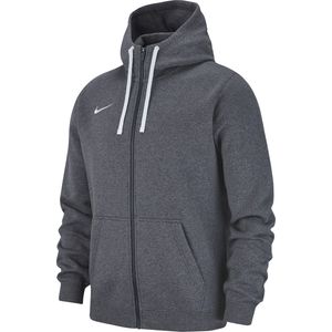 Nike M HOODIE FZ FLC TM CLUB19 KAPUZENJACKE CHARCOAL HEATHR/ANTHRACITE/WHI S