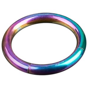 viva-adorno 1,2x8mm Segmentring Piercing Ring Chirurgenstahl in verschiedenen Farben und Größen Z228,Regenbogen