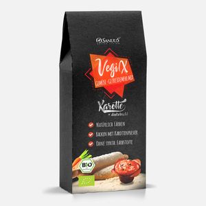 500g VegiX Bavaria Karotten - Weizenmehl Mix für natürlich bunten Teig und besonderen Geschmack!