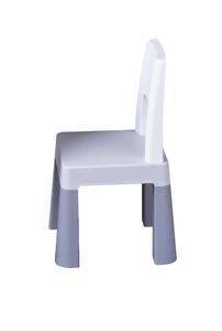 Prídavná stolička k súprave detského nábytku COIL stolička sivá