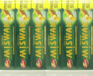 Miswak Dabur Kräuter Zahnpasta 1020g - 6x 170g Miswak Dabur Kräuter Zahnpasta 1020g - 6x 170g