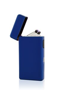TESLA Lighter T13 elektronisches USB Lichtbogen Feuerzeug, Blau, wiederaufladbar