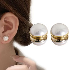 4 Paare Magnet Ohrringe Magnetische Perlen Ohrstecker für Herren Damen Mädchen, Perle Magnet Ohrclips Magnettherapie Ohrstecker Ohne Ohrloch Modeschmuck Zur Entspannung