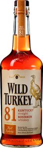 Wild Turkey 81 Proof Kentucky Straight Bourbon Whiskey | 40,5 % vol | 0,7 l