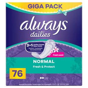 always Slipeinlage Fresh&Protect Normal Fresh Gigapack 76
