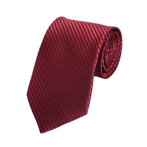 Herren Krawatte Jacquard Business Krawatte Einfarbig Twill Schlanke Krawatte Hochzeit Büro Arbeit Anzug Zubehör Weinrot