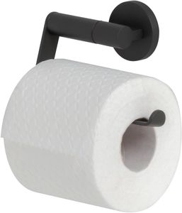 Tiger Noon Toilettenpapierhalter, schwenkbarer Toilettenrollenhalter aus Edelstahl, Farbe: Schwarz, BxHxT: 13,2 x 9 x 4 cm