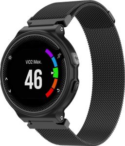 Strap-It Garmin Forerunner 735xt Milanese Armband (Schwarz) - Große: S/M