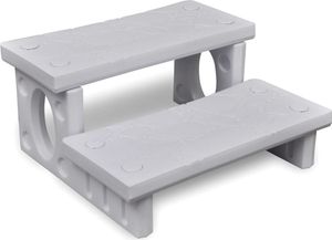 Whirlpooltreppe Weiß - Poolzubehör Möbel12408