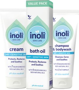 Inoli Babypflegeset 1 - pH-hautneutral - 100 % natürliche Öle