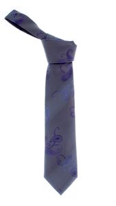 Krawatte Seide 146cm/8cm  Paisley braun Blumen Floral Schlips Binder Tie