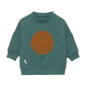Lässig Kids Sweater GOTS Little Gang Smile ocean green, 4-6 Jahre, Gr.  110/116