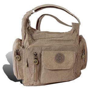 Taška Street Nylonová taška Dámska kabelka cez rameno taška kameň 30x15x22 D2OTJ204L
