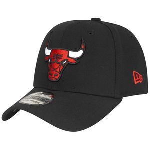 New Era 39Thirty Stretch Cap - Chicago Bulls schwarz - S/M