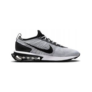 Nike Air Max Flyknit Racer - Herren Schuhe Platinum-Grau DJ6106-002 , Größe: EU 45 US 11