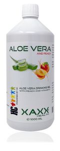 XAXX HC Aloe Vera Drinking Gel mit Pfirsich & Vitamin C, 1 Liter