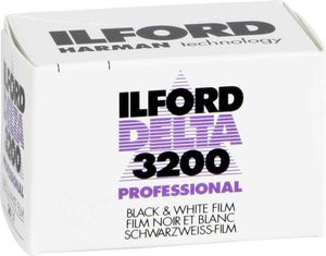Ilford DELTA 3200 Professional - Čiernobiely negatívny film - 135 (35 mm) - ISO 3200 - 36 expozícií