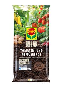 COMPOTomaten- und Gemüseerde torffrei - 40 Liter