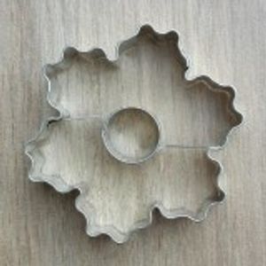 Ausstechformen/Ausstecher - Geriffelter Blume + Rädchen  Felcman Material:: Metal, Farbe:: Silber, Geschirrspülmaschine:: Nein