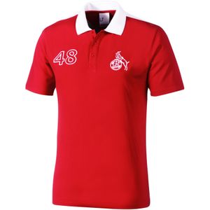 uhlsport 1. FC Köln Polo Retro Shirt 1948 rot/weiß M