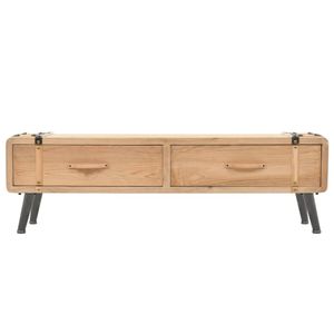 vidaXL TV-Schrank Massivholz Tanne 120x33x35 cm