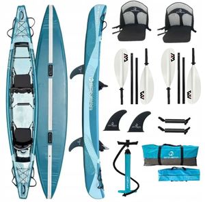 Spinera Molveno 430 Kajak 2-Personen aufblasbar + 2x KP-1 Paddel + Pumpe | Drop-Stitch Tourenkajak Spinera Molveno 430 Kajak 2-Personen aufblasbar + 2x KP-1 Paddel + Pumpe | Drop-Stitch Tourenkajak