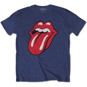 The Rolling Stones - "Classic" T-Shirt für Kinder RO123 (116) (Marineblau)