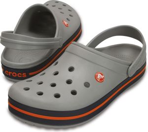 Crocs Crocband Light Grey/Navy Gr. 42-43