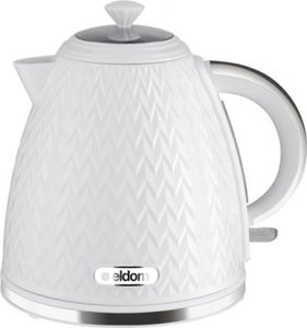 ELDOM C265B NELA, 1,7 l, 2000 W, Bílá, Indikátor úrovně vody, Zabezpečení proti přehřátí, Bezkabelový
