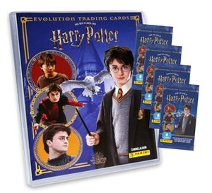 Harry Potter Evolution Karten - Trading Cards - 1 Sammelmappe + 4 Booster