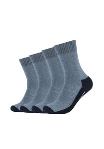 Camano Uni Socken - Pro Tex Function, einfarbig, 4er Pack Blau 39-42
