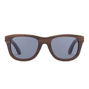 Herren Sonnenbrille Bambus Braun Glasfarbe schwarz BANGKOK - 143mm Männer, Sunglasses, Sommer Accessoires, Naturmaterialien