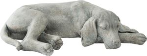 Clayre & Eef Figurka Pies 58x35x15 cm Szary polyresin