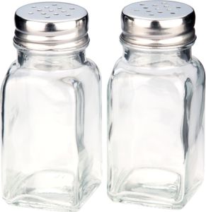 Salz- und Pfefferstreuer - Glasset - 2 Stück / Karton