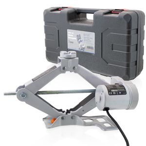 Bituxx Scherenwagenheber elektrisch, 12V, bis 2000Kg, grau, MS-15861