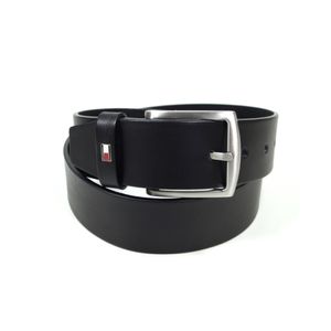 Tommy Hilfiger Pánský opasek New Denton Belt Black Belt 100 cm