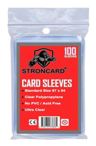 STRONCARD® - Standard Karten Hüllen Schutzhüllen Pokemon Yu-Gi-Oh! Magic (100x Soft Sleeves)