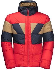 JackWolfskin-00548 365 GETAWAY Zimní bunda červená - pánská (ABA), velikost:XL