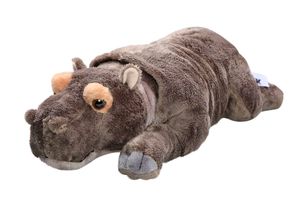20 cm groß Kuscheltier Schmusetier Nilpferd  Hippo Plüschtier waschbar ca 