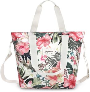 Zagatto Shopper Tasche Geräumige mit florale und blumen Motiv Umhängetasche ZG743