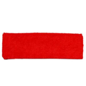Frauen Männer Sport Schweiß Schweißband Stirnband Yoga Workout Stretch Haarband Handtuch-Rot