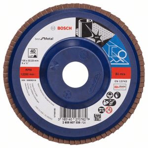 Bosch PRO X571 Fächerschleifscheibe 125 mm G80 - 2608607340